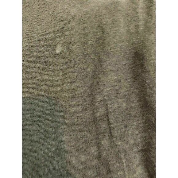 Zara Womens Solid Gray Grey Short Sleeve Cold Shoulder Top T Shirt Medium - Picture 8 of 8